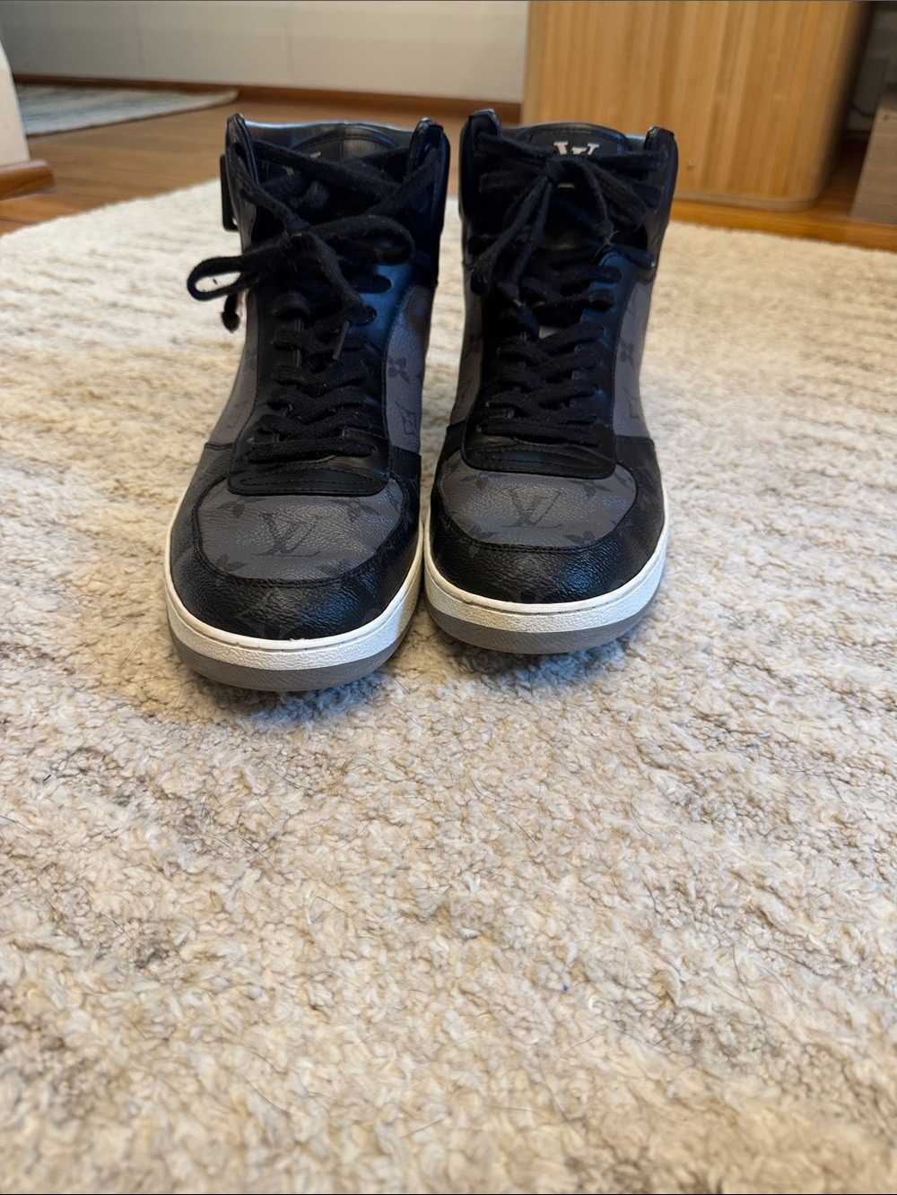 Louis Vuitton Rivoli High Top Sneakers - Men’s size U.S. size 10.5 (UK 9.5)